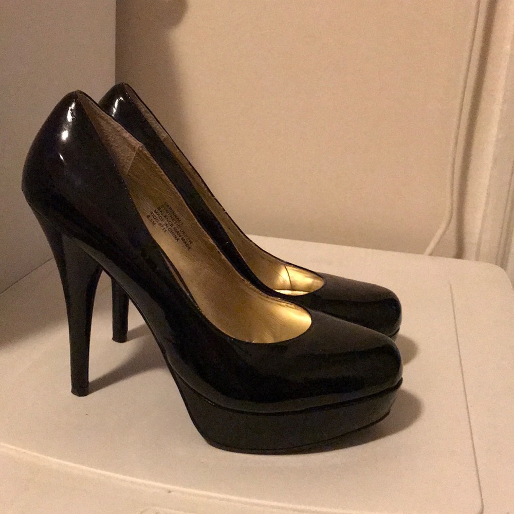 Nine West black platform high heels - Picture 4 of 4